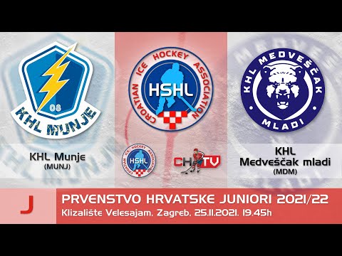 PH 2021/22 Juniori - KHL Munje vs KHL Medveščak mladi
