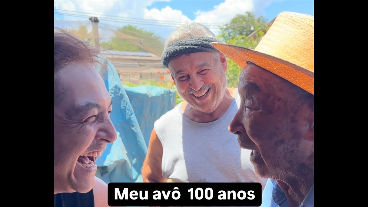 Reencontro com meu avô 100 anos 😍