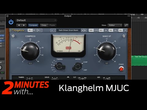 Klanghelm MJUC VST/AU plugin in action