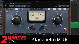 Klanghelm MJUC VST/AU plugin in action