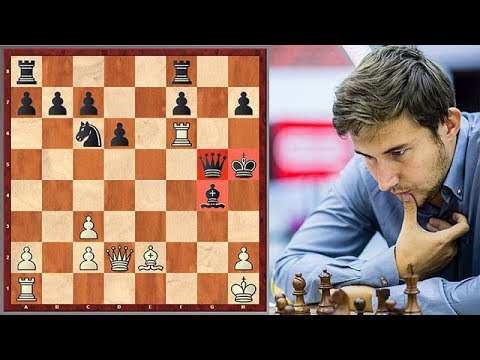 12 Year Old Karjakin Sacrifices 2 Pieces And Starts A King Hunt
