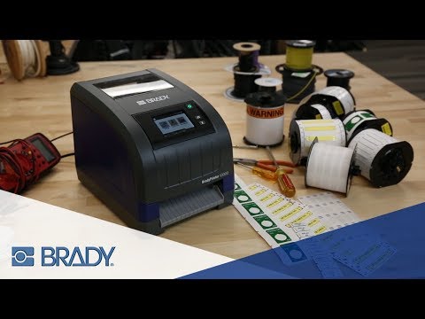 Промышленный принтер этикеток BRADY i3300 видео