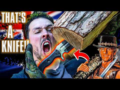 AUSTRALIA Most Indestructible Knife EVER!!? Half Breed Blades LBK CPM-3V!