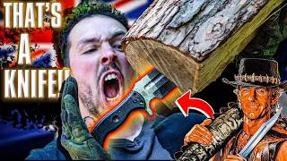 AUSTRALIA Most Indestructible Knife EVER!! Half Breed Blades LBK CPM-3V!