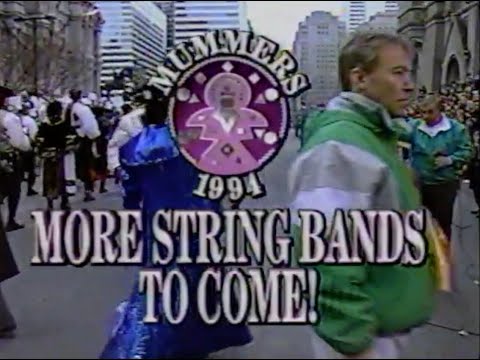 Mummers Parade String Bands 1-1-1994 with Commercials