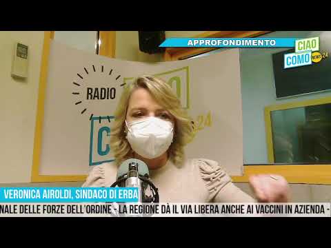 Il sindaco di Erba Veronica Airoldi: la preparazione del punto vaccini a Lariofiere