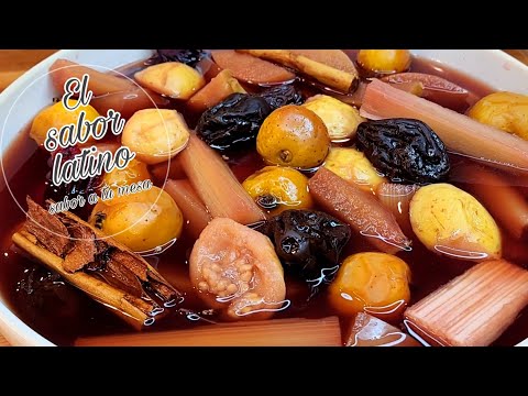 🔴Como Hacer Un Delicioso Ponche de Frutas Navideño 🍎-El sabor latino