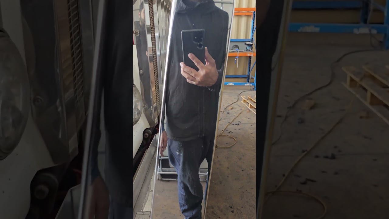 Truck mirror polish video