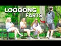 LONG FARTS In Central Park Wet Fart Prank