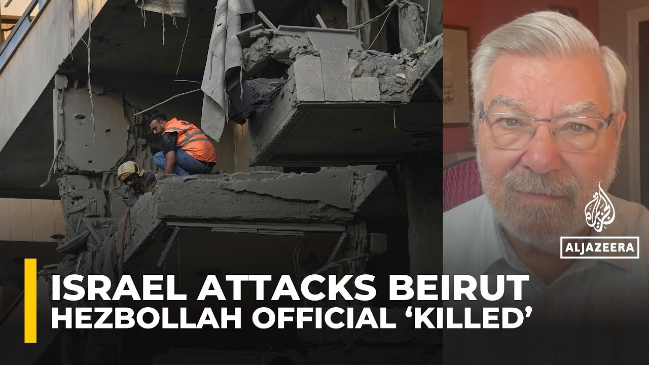 Israel attacks Lebanon’s capital, says top Hezbollah official ‘eliminated’