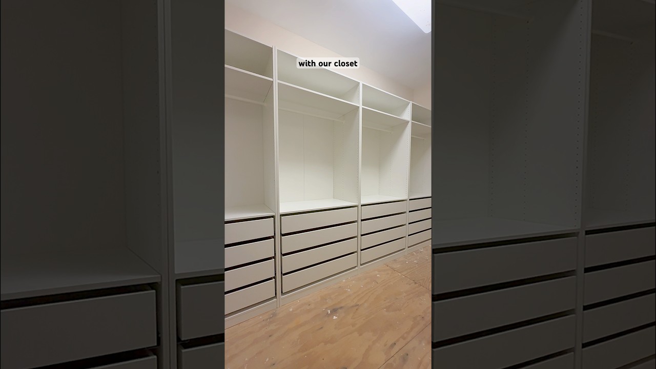I designed our PAX closet in minutes using IKEA’s planner. Not sponsored—I just love smart storage!