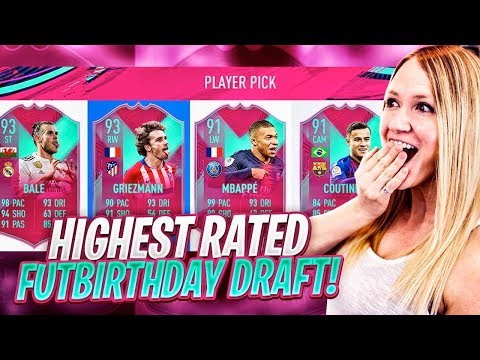 FIFA 19 194 HIGHEST RATED FUT BIRTHDAY DRAFT CHALLENGE!  fifa 19 ultimate team