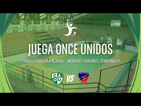 TORNEO CLAUSURA ASABAL - SEMIFINALES DE MENORES VARONES: ONCE UNIDOS VS MAIPU