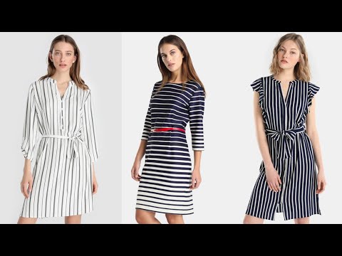 VESTIDOS DE MODA primavera verano 2020 vestidos DE RAYAS / Fasion Love