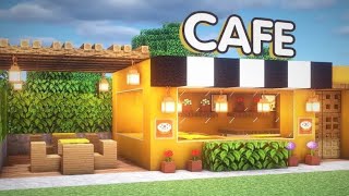 [Minecraft ] How To Build Cafe for Eassy in Minecraft..!