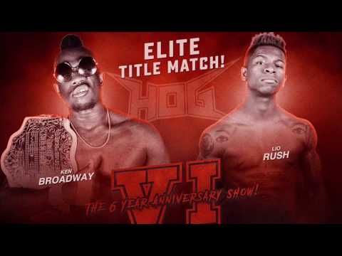 [FREE TITLE FIGHT] Lio Rush vs Ken Broadway - House of Glory Wrestling