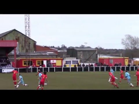 Banbury United 2  Shortwood United 1 19th March 2016 - The Two Banbury Goals