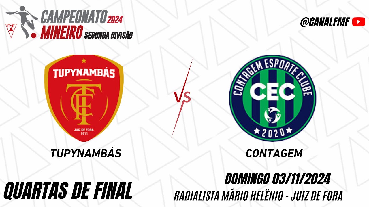 Tupynambás x Contagem - Quartas de final Mineiro Segunda Divisão