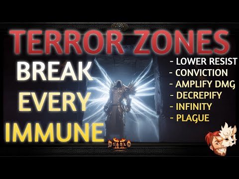 TERROR ZONES: How To Break All Resistances + Immunes | Season 2 Patch 2.5 Diablo 2 Resurrected D2R