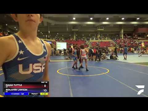 97 Lbs Cons. Round 3 - Isaiah Tuttle, NE Vs Benjamin Lawson, NE 5567