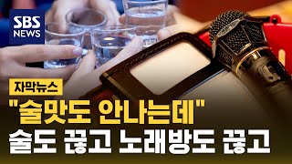 "술맛 안 나네" 술도 안 마신다…매출 10% 감소 (자막뉴스) / SBS