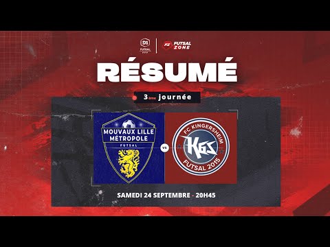 D1 Futsal - J3 Mouvaux Lille Métropole Futsal vs FC Kingersheim