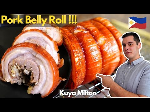 Lechon Pork Belly Roll (Porchetta) Filipino Style - the BEST way to enjoy pork belly!