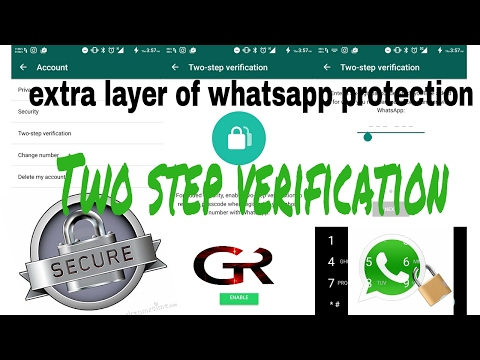 Double Secure your WhatsApp account by the feature called Two step verification of whatsapp