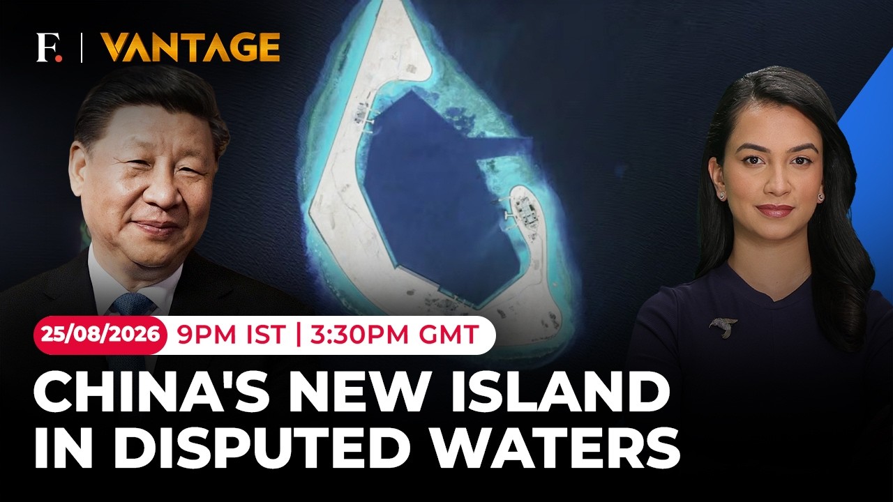 China Creates Artificial Island in Disputed South China Sea | Vantage on Firstpost | 4K