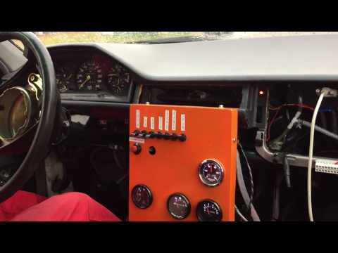 Mercedes W124 M104 Turbo - Small test run