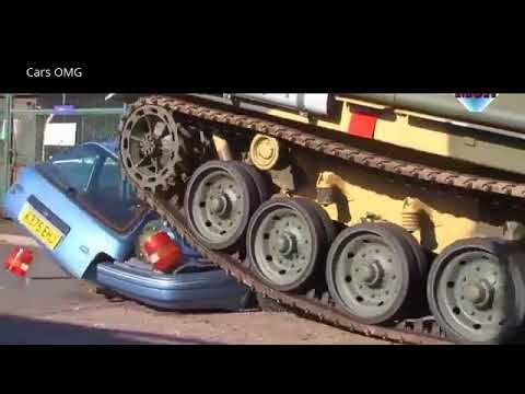 Tank Smash Car Compilation