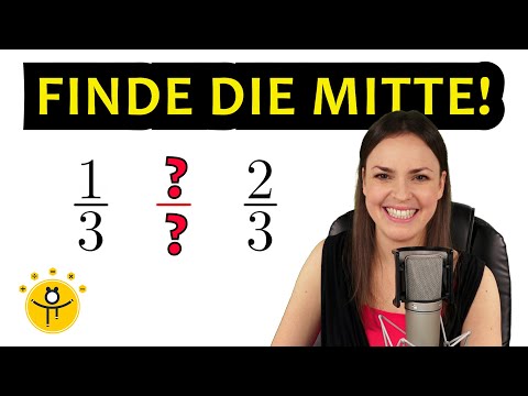 Welche Zahl liegt GENAU in der Mitte? – Bruch zwischen zwei Brüchen