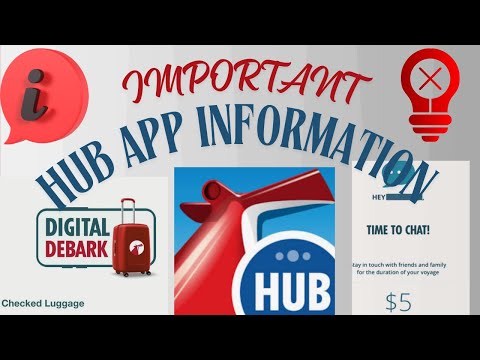 How To Use HUB APP On Carnival Cruise Ships| IMPORTANT WiFi & Chat App Tips| 