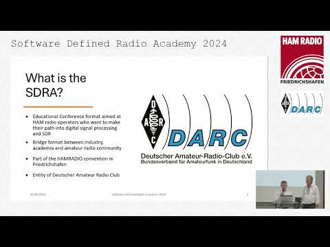 SDRA'24 - 01 - Welcome and Introduction