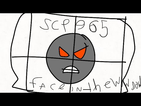 SCP 965 the face in the window 🪟 horror story short video do not get scared