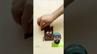 O chocolate ficou confuso 😂😂😂 #shorts #lifedoodle