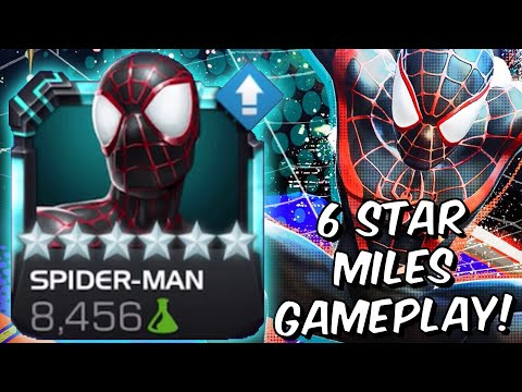 6 Star Spider-Man Miles Morales Level Up & Gameplay! - Marvel Contest of Champions
