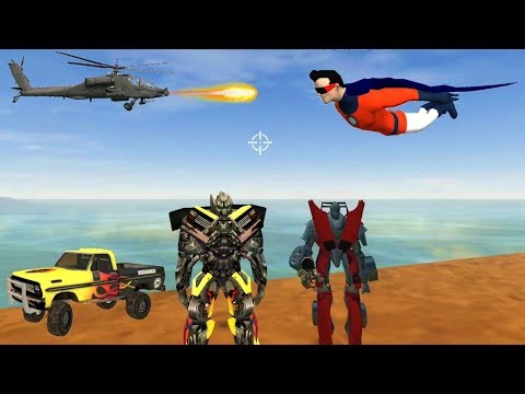 Vegas Crime Simulator - (Robot Car with Naxeex Transformer) - vegas crime simulator android game