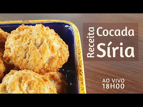Receita Cocada Síria Vegana