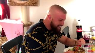 Gönnjaminessen beim Stiefvater