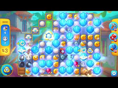 Fishdom 6018 Super Hard Level - 16 moves - NO BooSTERS