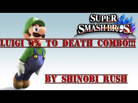 SM4SH Luigi 0% To Death Combo! by Shinobi Rush