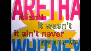 Aretha Franklin - It Isn't, It Wasn't, It Ain't Never Gonna Be (Remix) / Think (1989) - 7" UK - 1989