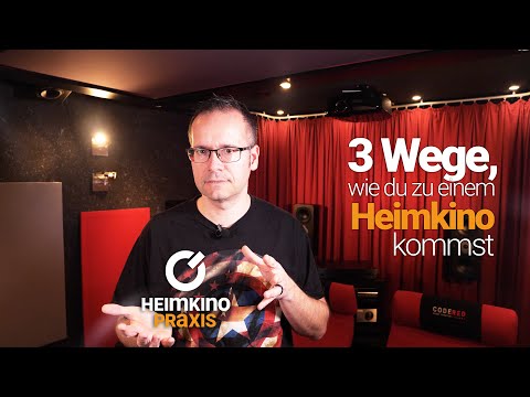 3 Wege, wie du zu einem Heimkino kommst
