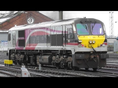 Irish Rail 201 Class Locomotives - Connolly Station, Dublin