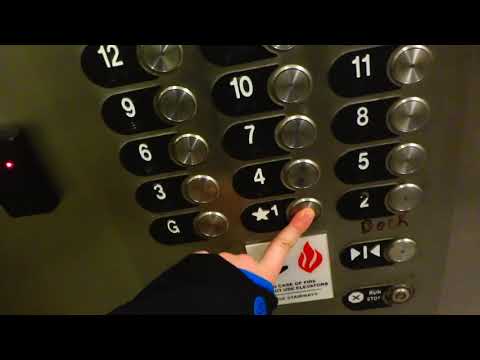 Westinghouse/Otis 411M service elevator – Chevron Science Center – University of Pittsburgh – PA