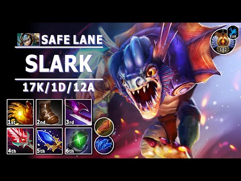 Slark Safe Lane Carry | 7.31d | Pos 1 Slark Play | Dota 2 Immortal Gameplay