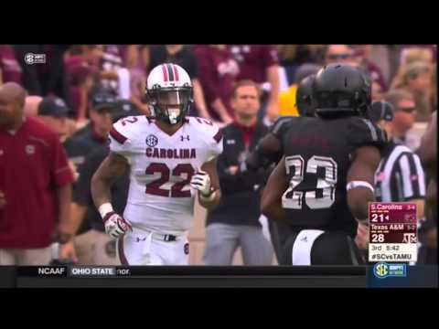 2015 USC vs Texas A&M - Brandon Wilds 43 Yd Run