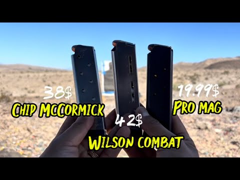 1911 magazine reliability test | pro mag | chip McCormick | Wilson combat 