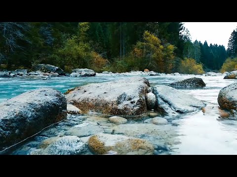 Relaxing Music with Healing River Sounds for Spa, Yoga and Meditation, White Water rapids - 1 hour